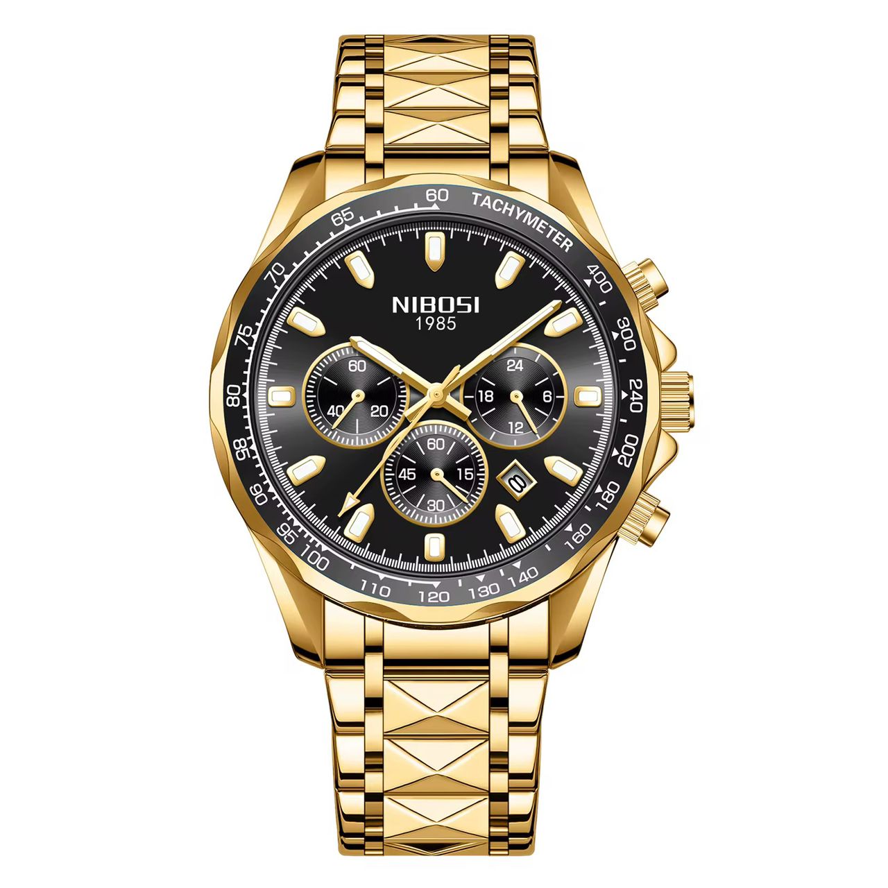 MONTRE DE LUXE DORÉE POUR HOMME