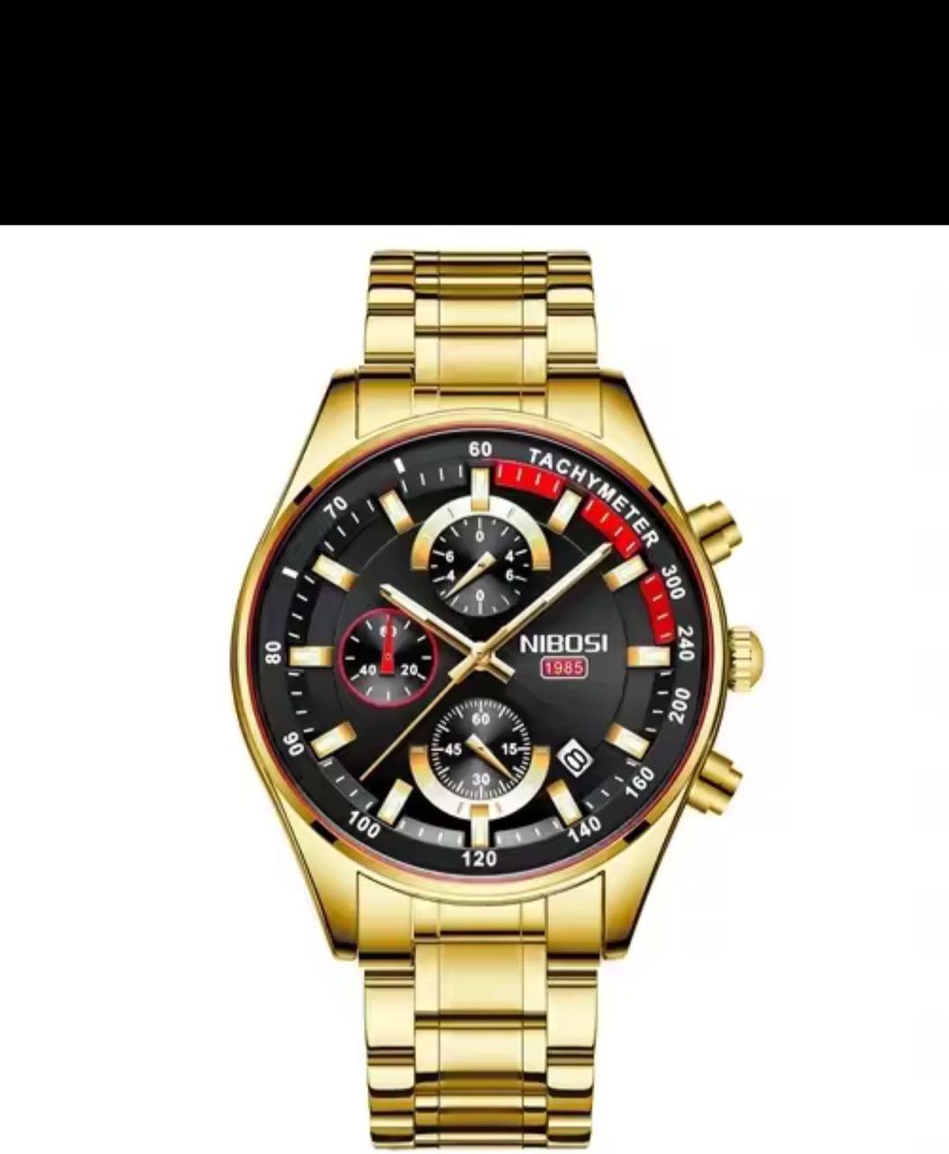 MONTRE DE LUXE DORÉE POUR HOMME